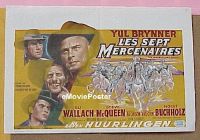 #069 MAGNIFICENT 7 Belgian poster '60 Brynner 