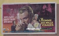 c551 MAN OF A THOUSAND FACES Belgian movie poster '57 James Cagney