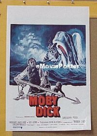 #057 MOBY DICK Belgian poster R60s Peck 