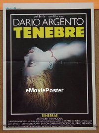 #093 TENEBRE Belgian '82 Dario Argento 