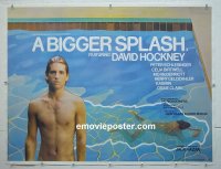#2652 BIGGER SPLASH British quad '74 Hockney