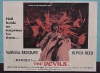 C057 DEVILS British quad movie poster '71 Ken Russell X-rated!