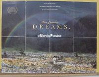 #158 DREAMS British quad '90 Kurosawa 