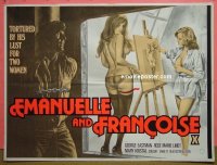 #0034 EMANUELLE & FRANCIOSE British quad '76 