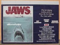 #063 JAWS British quad '75 Spielberg 