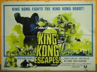 #132 KING KONG ESCAPES British quad '68 Toho 