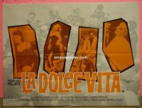 #0048 LA DOLCE VITA British quad R70s Fellini 