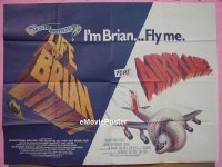 #180 LIFE OF BRIAN/AIRPLANE British quad R80s 