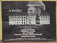 #5059 MARATHON MAN British quad movie poster '76 Hoffman