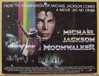 C093 MOONWALKER British quad movie poster '88 Michael Jackson