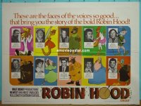 #8677 ROBIN HOOD style B BQuad 73 Walt Disney 