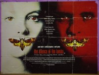 #097 SILENCE OF THE LAMBS DS British quad '90 