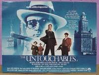 #5090 UNTOUCHABLES British quad movie poster '87 K. Costner