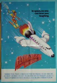 t002 AIRPLANE 2 English one-sheet movie poster '82 Robert Hays, Bridges