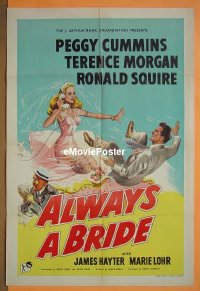 #148 ALWAYS A BRIDE English 1sh '53 Cummins 