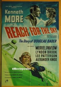 #027 REACH FOR THE SKY English 1sh '57 More 