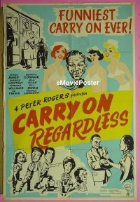 #065 CARRY ON REGARDLESS English 1sh '61 