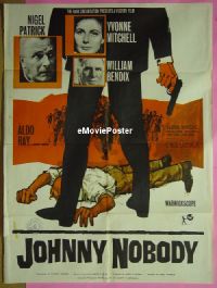 #072 JOHNNY NOBODY English 1sh '66 Aldo Ray 