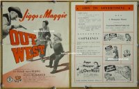 #3132 JIGGS & MAGGIE OUT WEST English pb '50 