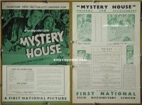 #3174 MYSTERY HOUSE English pb38 Ann Sheridan 