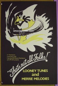#9515 THAT'S NOT ALL FOLKS: LOONEY TUNES Eng 