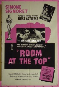 #1262 ROOM AT THE TOP Canadian 1sh '59 Laurence Harvey 