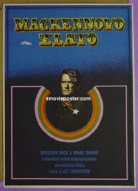 #9734 MACKENNA'S GOLD Czech '69 Gregory Peck 