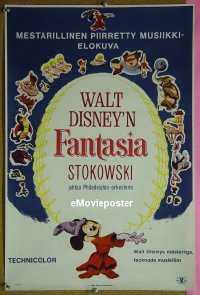 #6689 FANTASIA Finnish R60s Mickey Mouse 