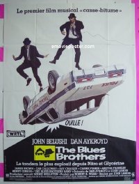 #4684 BLUES BROTHERS French commercial poster '80 John Belushi, Aykroyd