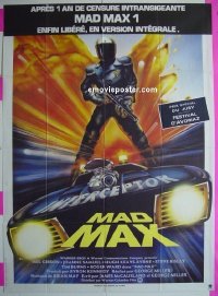 T075 MAD MAX French one-panel movie poster '80 Mel Gibson,George Miller