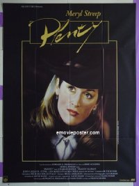 #1316 PLENTY French 1p '85 Meryl Streep 