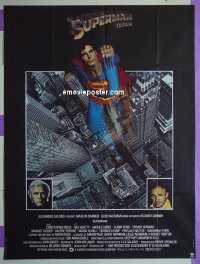 T091 SUPERMAN  French one-panel movie poster '78 Chris Reeve, Kidder