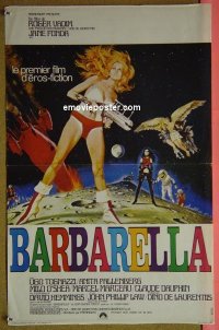 #4668 BARBARELLA small French '68 Jane Fonda, Vadim