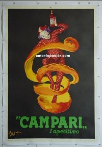 #0701 CAMPARI L'APERITIVO linen Italian '50