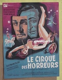 #106 CIRCUS OF HORRORS French '60 AIP 