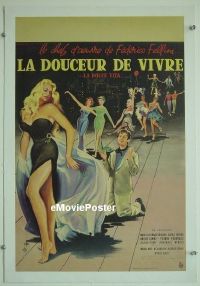 #037 LA DOLCE VITA linen French '61 Fellini 
