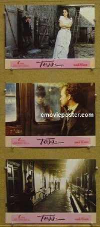 #1223 TESS 3 French lobby cards '81 Roman Polanski