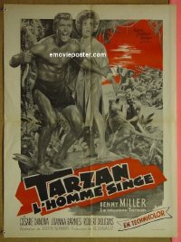 #2443 TARZAN THE APE MAN French '59 Miller 
