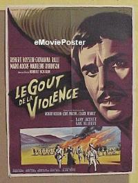 #061 TASTE OF VIOLENCE French poster '61 