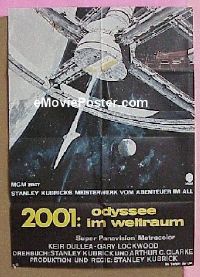 #137 2001 A SPACE ODYSSEY German poster R80s 