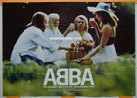 #8258 ABBA THE MOVIE German 33x47 '77 rock! 