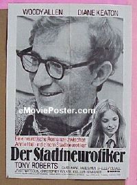 #141 ANNIE HALL rare style German poster '77 