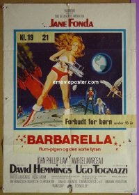 #7931 BARBARELLA German '68 Jane Fonda, Vadim 