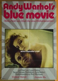 #8187 BLUE MOVIE German '69 Andy Warhol, sex 
