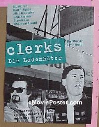 #147 CLERKS German poster '94 Kevin Smith 