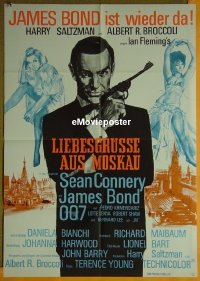 #6294 FROM RUSSIA WITH LOVE German movie poster R70s Bond