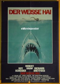 #070 JAWS German '75 Spielberg, Scheider 