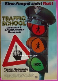 #2800 MOVING VIOLATIONS German '85 cool art! 