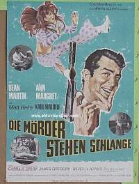 t691 MURDERERS' ROW German movie poster '66 Dean Martin, Ann-Margret