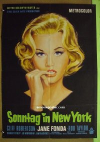 #1059 SUNDAY IN NEW YORK German 64 Jane Fonda